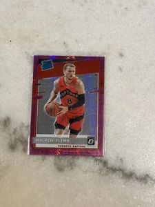Malachi Flynn 2020-21 Donruss Optic Hyper Pink Prizm #179 Raptors RC Rookie - Picture 1 of 2
