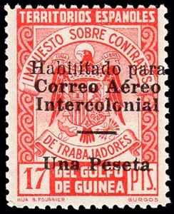 Guinea - Edi ** 259Lhza - 1940/1941 - Barra corta - 2.ª tirada - Imagen 1 de 1