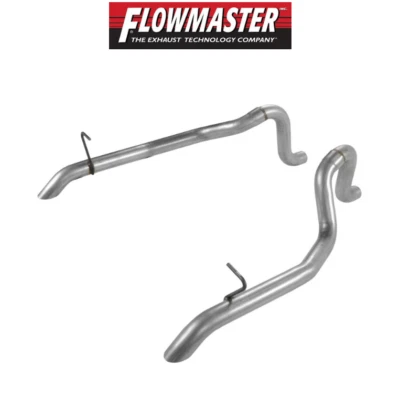 Flowmaster 2.5" Pre-Bent Steel Tailpipes For 1987-1993 Ford Mustang GT 5.0L - Изображение 1 из 3
