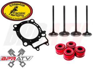 16 17 CRF250R CRF 250R KIBBLEWHITE Intake Exhaust Valves RED Seals & Head Gasket - Picture 1 of 23