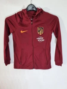 NIKE Children Long Sleeve Boy's Hooded Sports Track Suit Jacket Burgundy Small - Picture 1 of 12