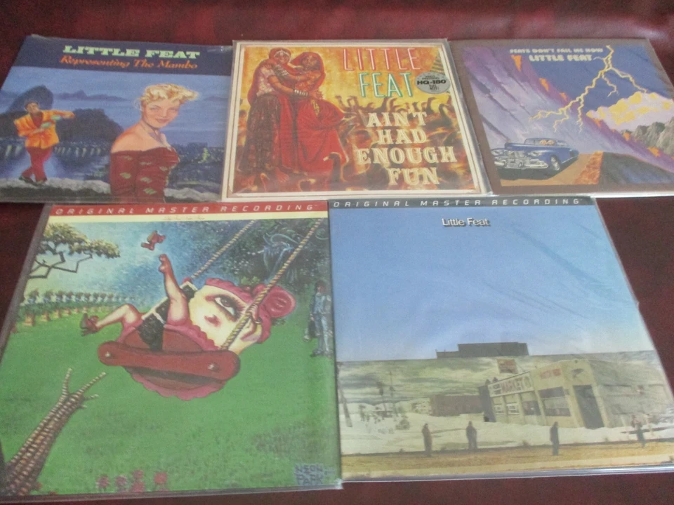 LITTLE FEAT VERIFIED #D MFSL LP'S + CLASSIC RECORDS 180 GRAM + MAMBO + FEATS SET Foto 1 de 1