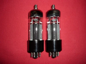2pcs. EL36 TESLA Output Pentode NEW. HIGH BALLON. BLACK ANODES 94/94 mA - Picture 1 of 3