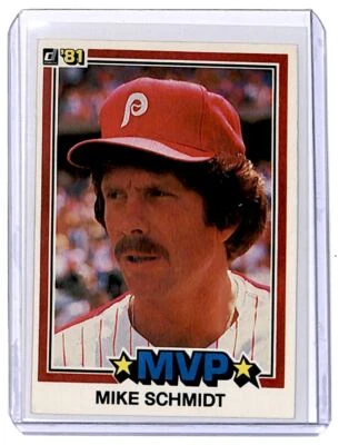 1981 Donruss Mike Schmidt Philadelphia Phillies #590 - Image 1 of 2