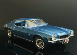 1971 Chevrolet Camaro SS 350 Pepsi Blue 1/18 Auto World HTF - Picture 1 of 8