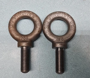 3/4"-10x2" Schultergewinde Maschinen Augenschraube CHICAGO 2 Stück - Bild 1 von 1