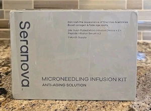 NEW Seranova Microneedling Infusion Kit Anti-Aging Solution 1 Month Supply - Picture 1 of 1