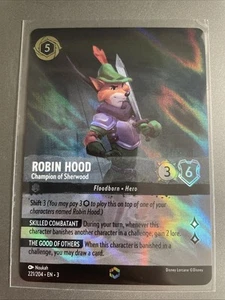 VERZAUBERT Robin Hood Champion von Sherwood 221/204 Disney Lorcana TINTEN - Bild 1 von 1
