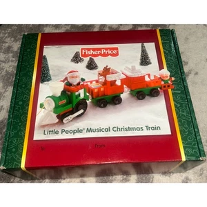 Fisher-Price Little People Musical Christmas Train-Vintage 2002 (NEW) - Picture 1 of 2