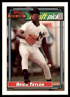 1992 Topps Gold Brien Taylor New York Yankees #6 - Image 1 of 2