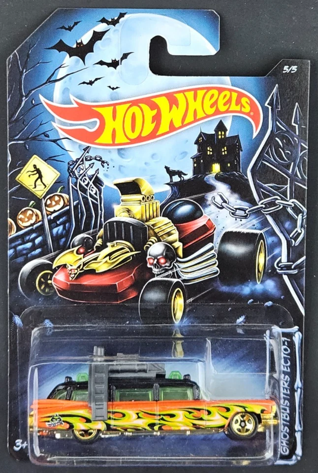 2014 Hot Wheels Kroger Exclusive Halloween Ghostbusters Ecto-1 with Protector - Image 1 of 1