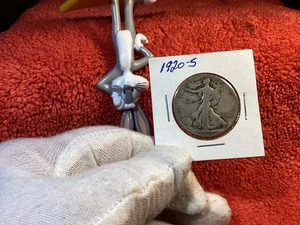 1920 S WALKING LIBERTY 🗽 HALB 💰KOSTENLOSER VERSAND - Bild 1 von 5