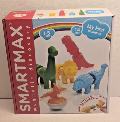 SmartMax My First Dinosaurs STEM Magnetic Discovery Building Set Silicone - Image 1 of 4