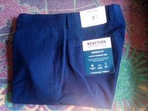Kenneth Cole REACTION Modern fit A Techni-Cole Product 32W x 34L Blue - Picture 1 of 4