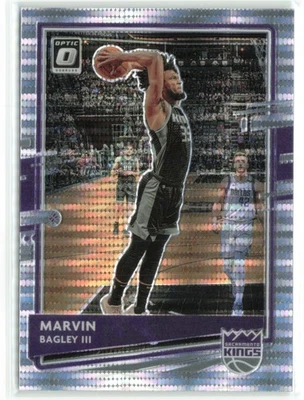 Marvin Bagley III 2020-21 Donruss Optic Silver Pulsar Sacramento Kings #47 - Image 1 of 2