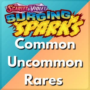 Scarlet Violet Surging Sparks - Common/ Uncommon/ Rares - Pokemon - Select Cards - Picture 1 of 165