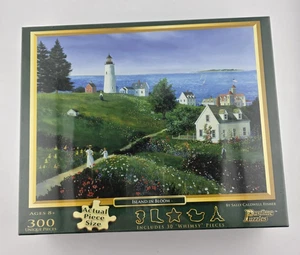 NUOVO Pastime Puzzle Sally Fisher Island In Bloom 300 pezzi unici con 30 stravaganti - Foto 1 di 5