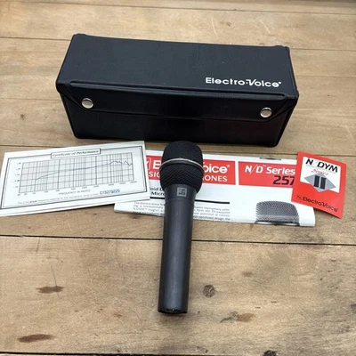 VTG EV Electro Voice Dynamic Cardioid Vocal Microphone N/D257 Tested Working - Image 1 of 4