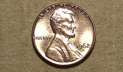 1962   D    UNC   Lincoln Memorial Cent                              90821200-05 - Image 1 of 2