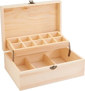 "Caja de almacenamiento de madera VBS ""Twin" - Imagen 1 de 2