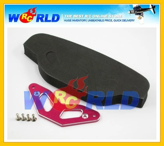FOAM BUMPER + ALLOY BUMPER STOPPER PLATE R TAMIYA TT01 TT-01 TT01D TT01E TGS  - Image 1 of 1