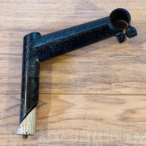 Vintage 1 1/8 MTB Quill Stem 125 25.4 15 Degree Blue/Black Unique Color - Picture 1 of 7