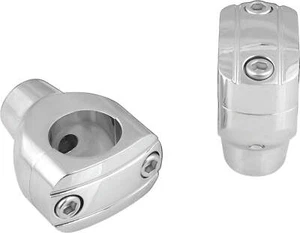 2" Grooved Chrome Risers - Picture 1 of 1
