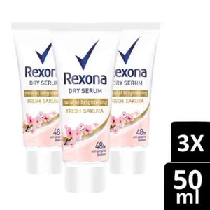Triplepack Rexona Deodorant Dry Serum Fresh Sakura 50ml  - Picture 1 of 3