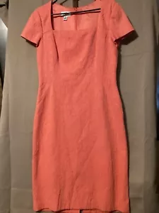 Talbot’s Damen Kleid Gr. 10 Pfirsich Bestickt Kurzarmkleid Gefüttert - Bild 1 von 6