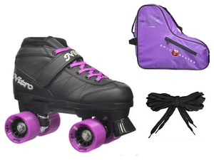 Epic Purple Super Nitro Quad Speed Roller Skate 3-piece Bundle - Picture 1 of 6