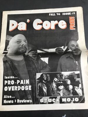 Da’ Core Fanzine #9 - PRO PAIN - OVERDOSE - STUCK MOJO 1996 - Image 1 of 3
