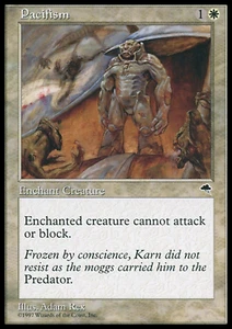 MTG: Pacifism - Tempest - Magic Card - Picture 1 of 2