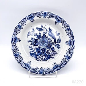 Piastra da Muro Royal Delft Holland No. 5110/30 Con Blumendekor Dipinto a Mano - Bild 1 von 12