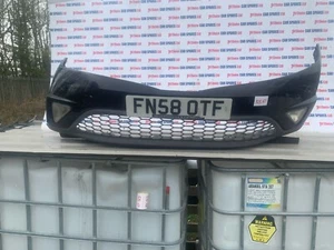 HONDA CIVIC HATCHBACK 5DR MK8 2008 BLACK FRONT BUMPER MARKS - Picture 1 of 9