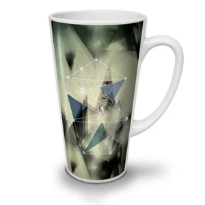 Wellcoda geometrische Figur abstrakter Latte Becher 12/17oz - Bild 1 von 15