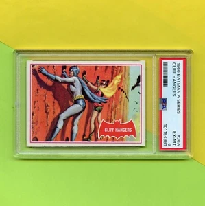 Original 1966 Topps Batman A Series Red Bat PSA 6 Trading Card #36A - Picture 1 of 4