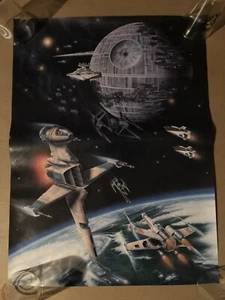 Star Wars Fan Club Poster 27" x 20" Rückkehr der Jedi-Ritter 1983 - Bild 1 von 3