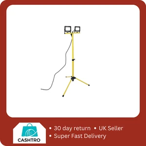 Lutec Colossus (2 x 20 Watt) Arbeitsleuchte gelb integriert LED IP65 - Bild 1 von 3