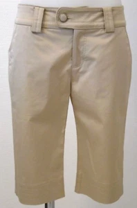Bermuda donna campione ,Taglia S beige cotone lucido - Picture 1 of 3