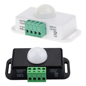 Automatic DC 12V-24V 6A/8A infrared PIR Motion Sensor Switch For LED Strip Light - Picture 1 of 32