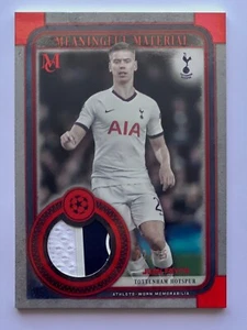 2019 Topps Museum Collection UCL Meaningful Material Relics Ruby /25 Juan Foyth - Picture 1 of 2