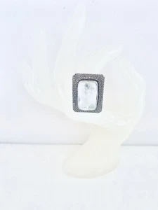 Rainbow Moonstone & Silver Plated Ring UK Size N US Size 7 Gemstone Jewellery - Picture 1 of 4