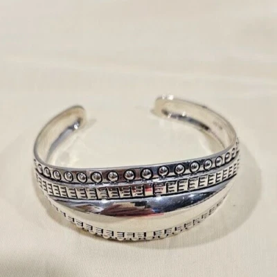 Brazalete Southwest Stile por JTV rodio sobre plata esterlina BBJ 925 elegante Foto 1 de 4
