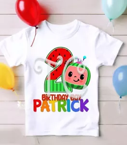 Cocomelon Birthday Shirt, Cocomelon Birthday Ideas, Cocomelon Birthday Shirts - Picture 1 of 8