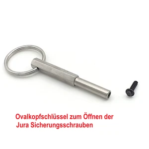 Llave de cabeza ovalada, llave de cabeza ovalada adecuada para todos los Jura Krups AEG Nespresso - Imagen 1 de 1