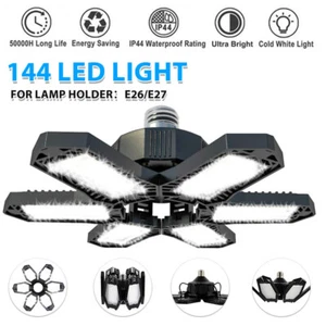 1000000LM LED Garage Light Super Bright Work Shop Ceiling Light Deformable Bulb - Picture 1 of 12