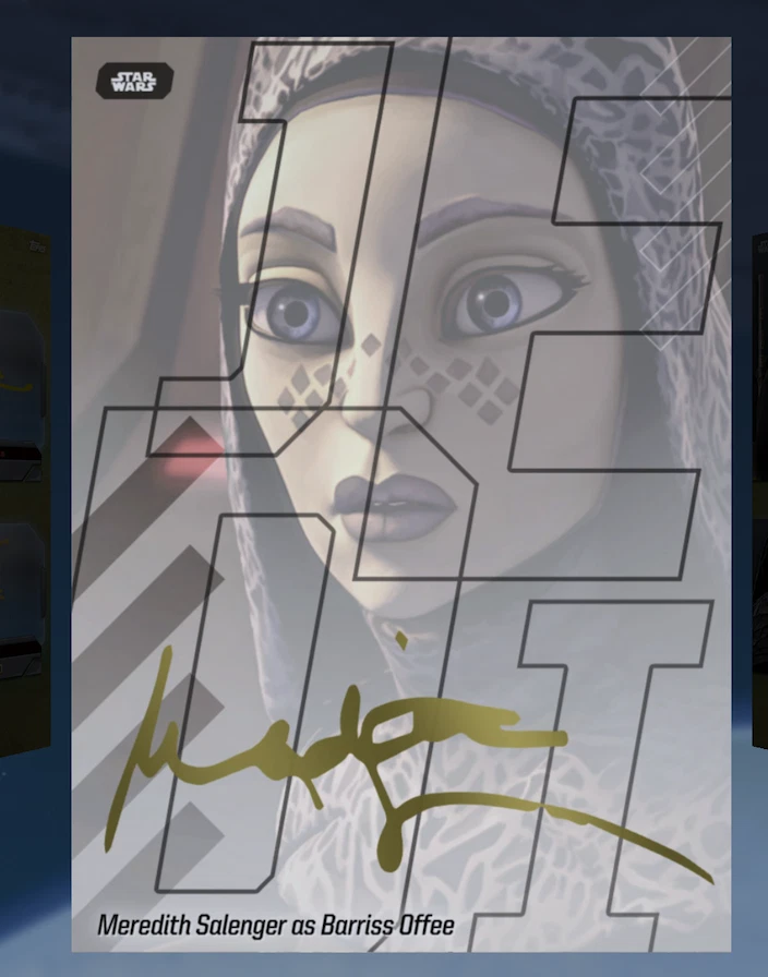 topps digital Star Wars  legendary signature barris offe - Image 1 of 1