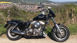 Harley Davidson FLHT EVO E-Glide Bj 1986 Tüv 8´26 schwarz 62 kW 104 dB - Bild 1 von 23