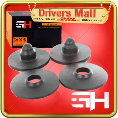 4x GH Federteller Satz Hinten Oben + Unten BMW E36 E46 CORSA ZAFIRA VW T4 T5 T6 - Bild 1 von 4