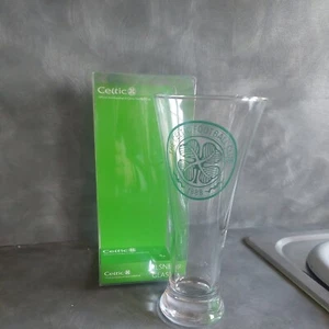 Official Celtic FC Pilsner Beer Glass Boxed collectable rare cfc Glasgow celtic  - Picture 1 of 13